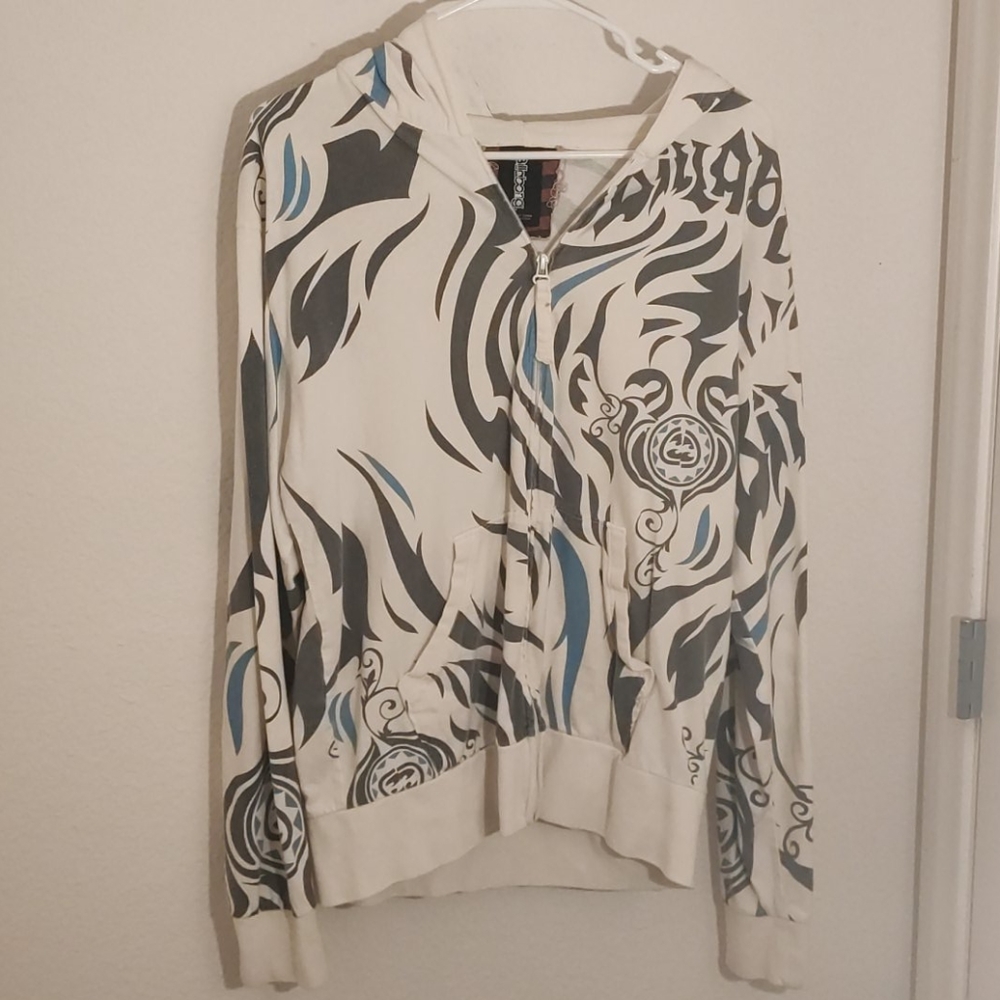 Billabong Light Cotton Zip Up Hoodie